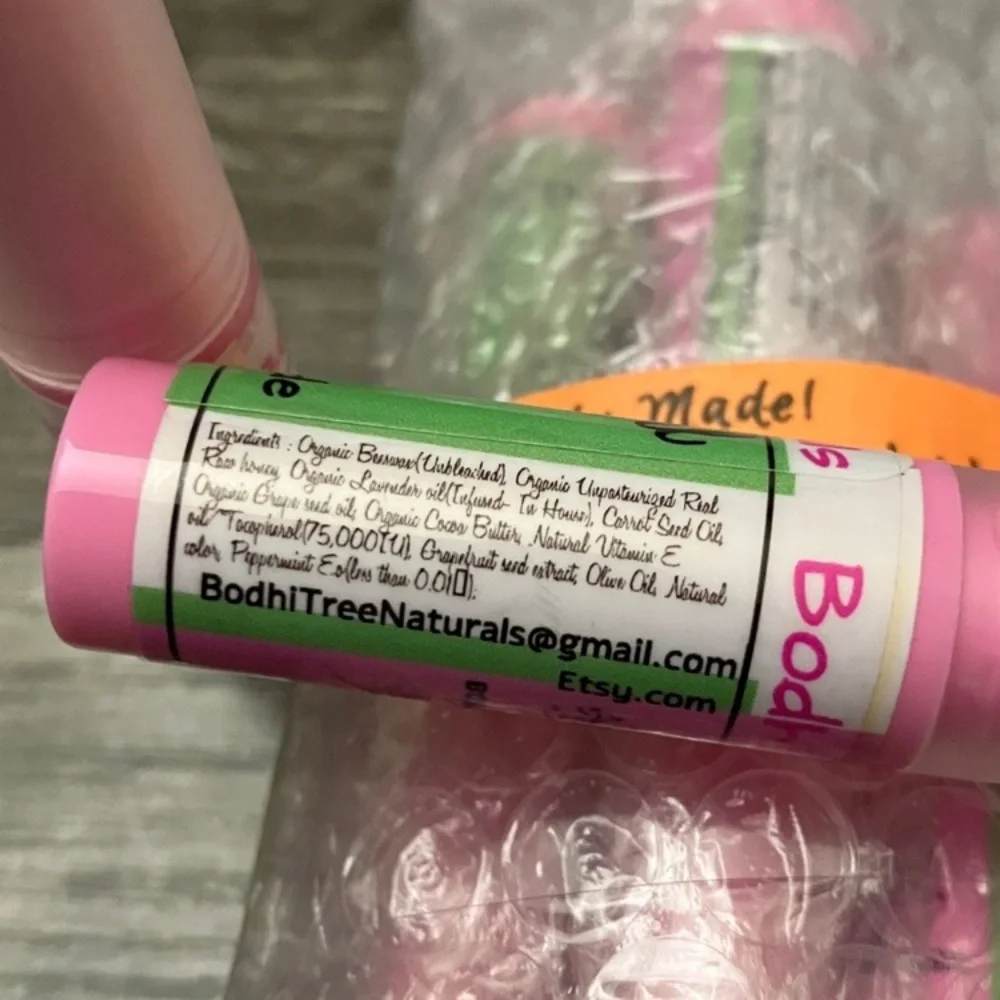 Handmade Lip Balm bundle x9, Natural Ingredients, New unused, clean beauty - Picture 3 of 4